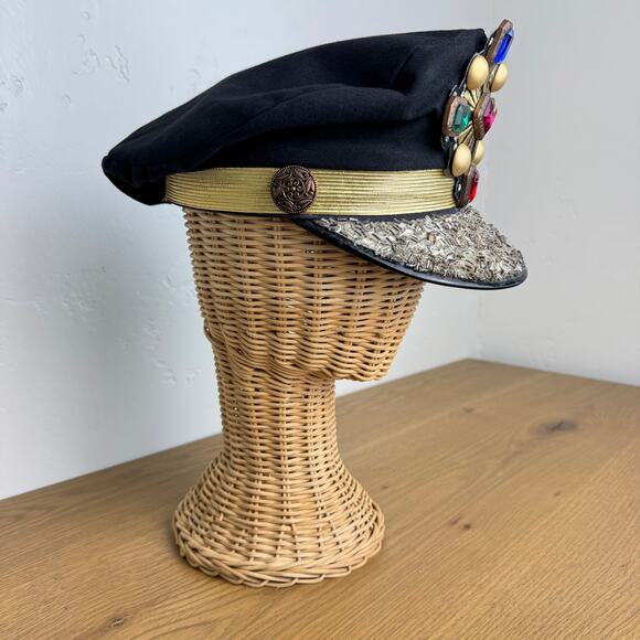 Vintage hooray henry los angeles sparkle gem newsy hat taylor swift eras tour main image 7